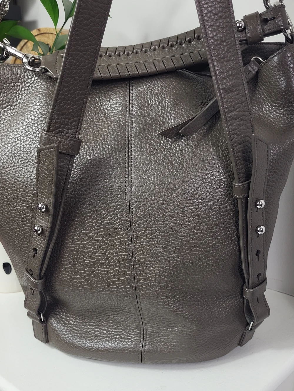 ALLSAINTS Fetch Leather convertible backpack